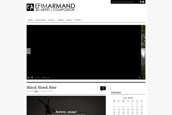 e-armand.com site used Structure