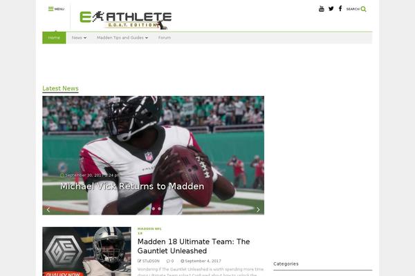 e-athlete.net site used MagOne
