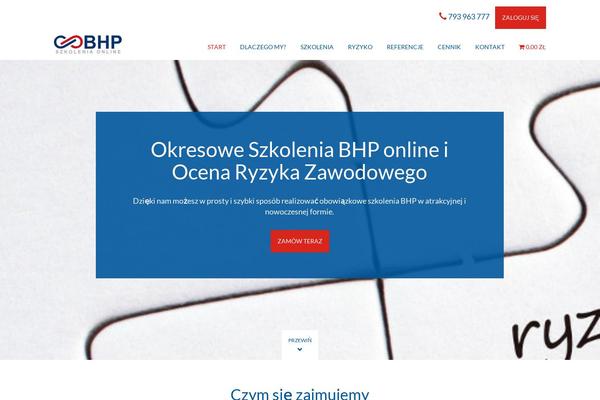 e-bhpszkolenia.pl site used E-bhpszkolenia