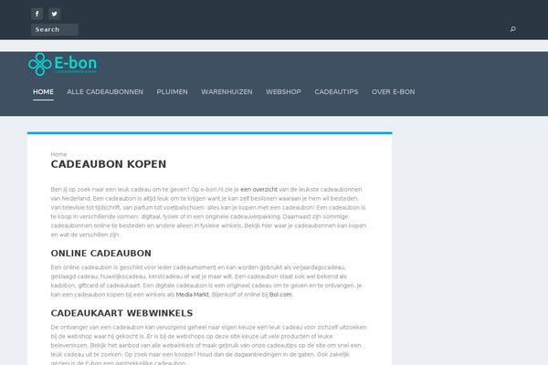 WordPress website example screenshot