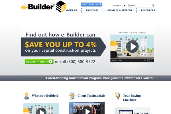 e-builder.net site used Ebuilder