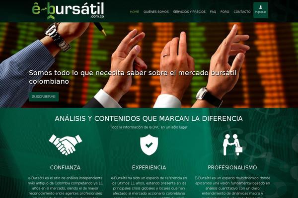 e-bursatil.com.co site used E-bursatil