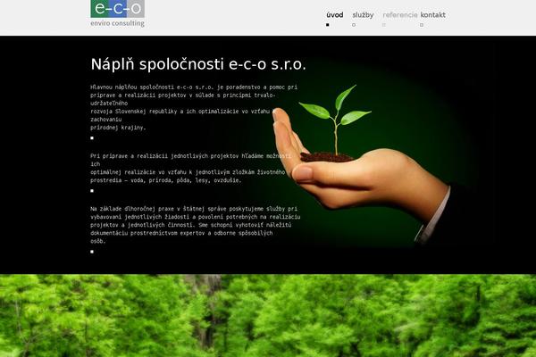 e-c-o.sk site used Miz
