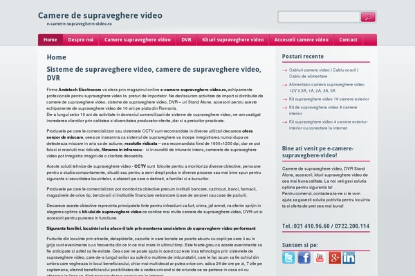 e-camere-supraveghere-video.ro site used Live Color