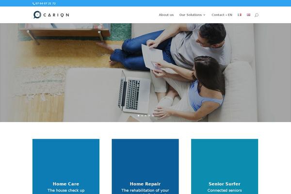 Divi theme site design template sample