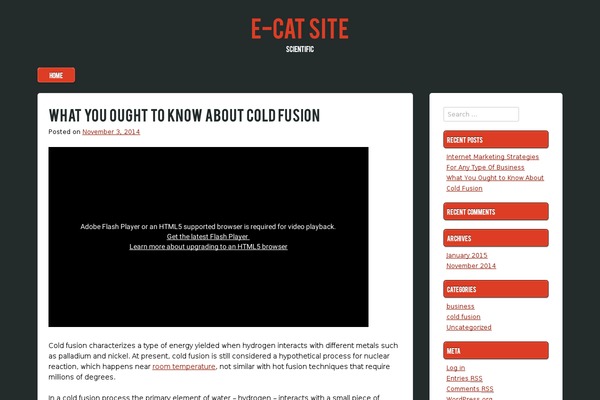 e-catsite.com site used Aplos
