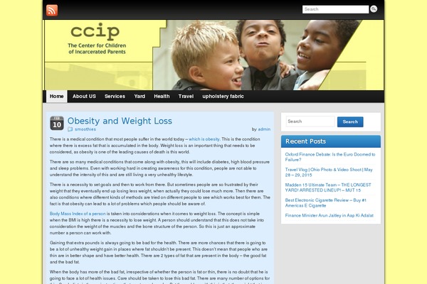 WordPress website example screenshot