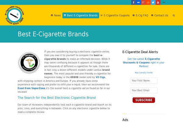 e-cigarette-review.net site used Koji