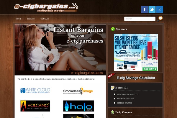 e-cigbargains.com site used Timberdesk