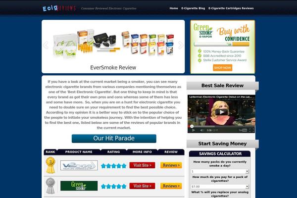 InReview theme site design template sample