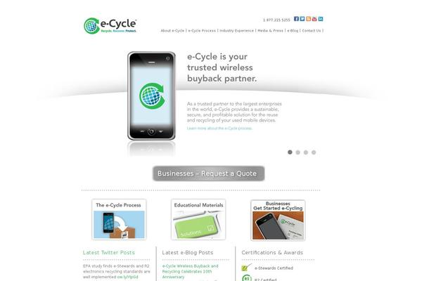 e-cycle.com site used Ecycle
