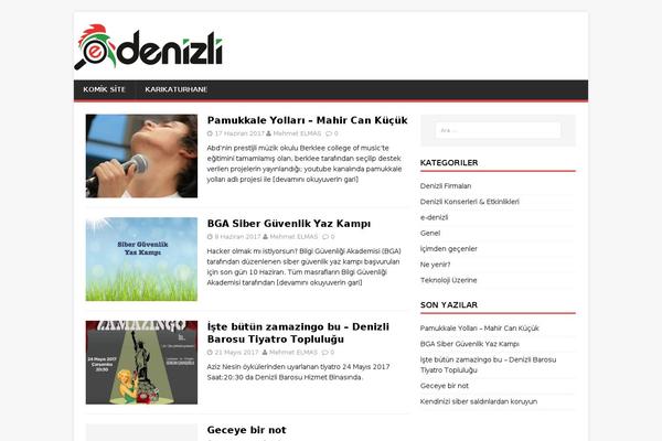 MH Magazine lite theme site design template sample