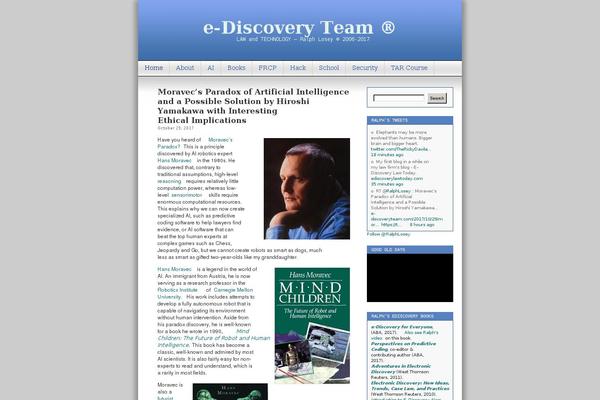 e-discoveryteam.com site used Contempt