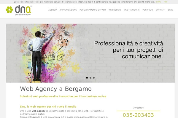 dna theme websites examples