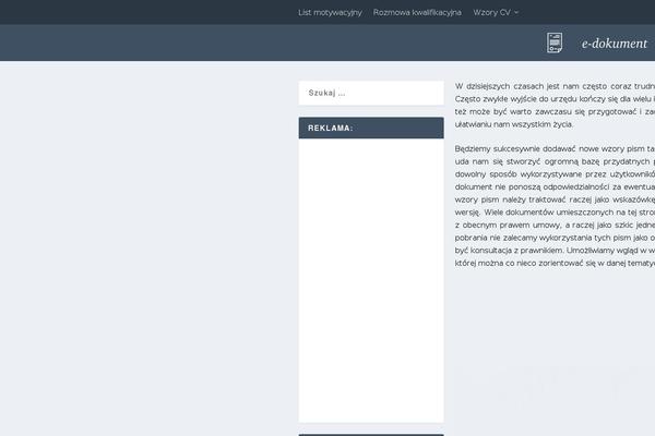 Extra theme site design template sample