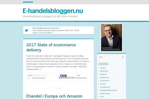 e-handelsbloggen.nu site used Ehandels