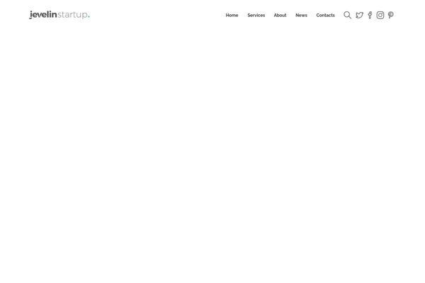 Jevelin theme site design template sample