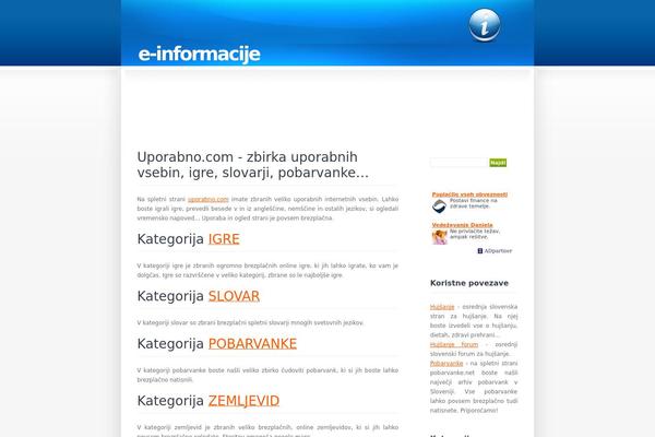 e-informacije.com site used Pluralism