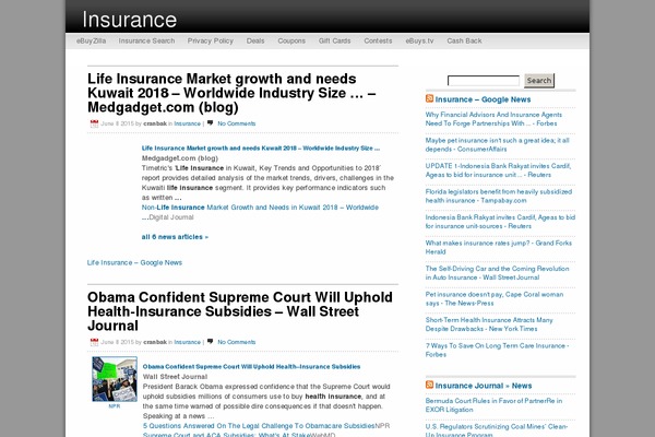 e-insurance.ws site used iTech