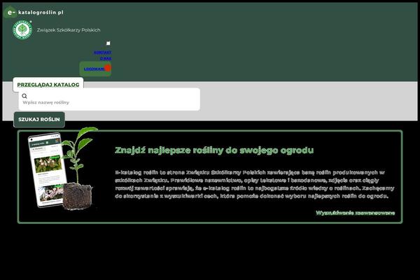 e-katalogroslin.pl site used E-katalogroslin