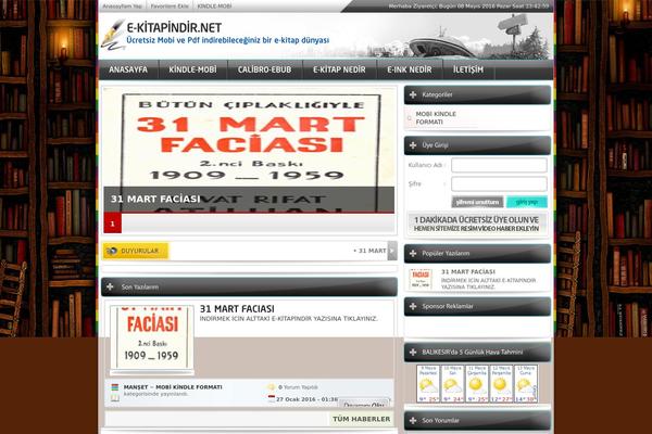 e-kitapindir.net site used Mbblog-v2