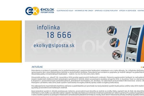 e-kolky.sk site used Elektronickekolky