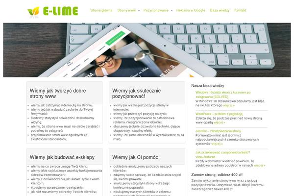 e-lime.com site used Elime-tpl