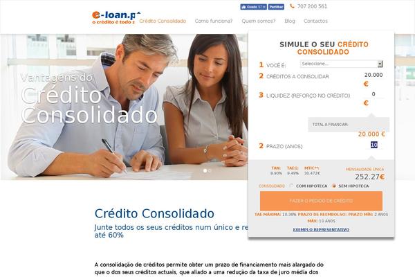 e-loan.pt site used Astra