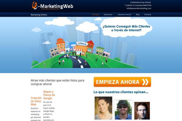 WordPress website example screenshot