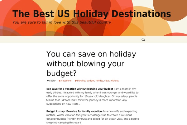 Twenty Thirteen theme site design template sample