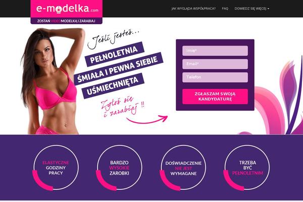 e-modelka.com site used E-modelka