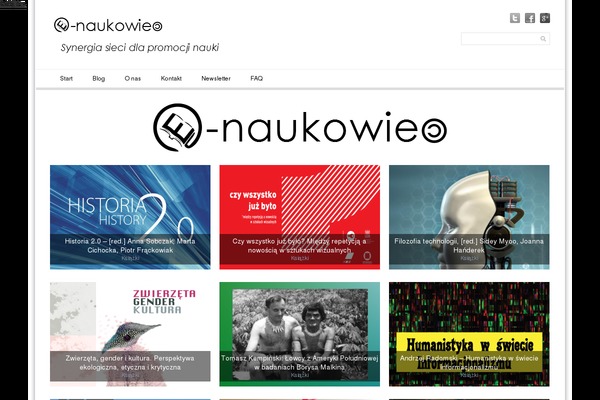 e-naukowiec.eu site used SimpleGrid