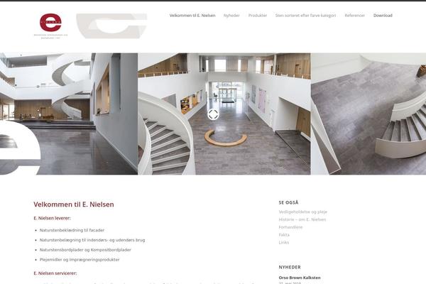 Enfold theme site design template sample