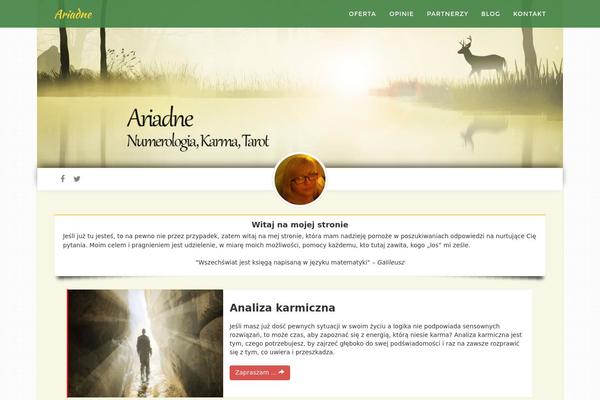 e-numerologia.biz site used Ariadne