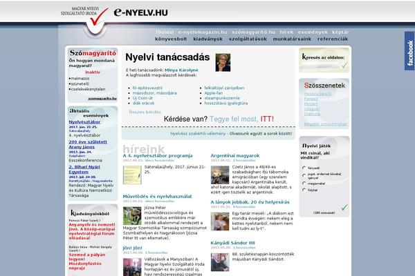 e-nyelv.hu site used Enyelv