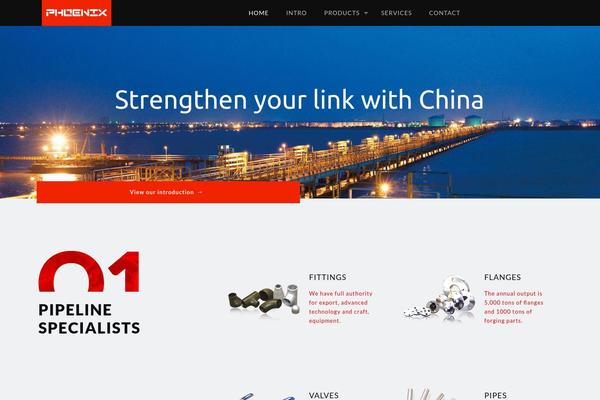 WordPress website example screenshot