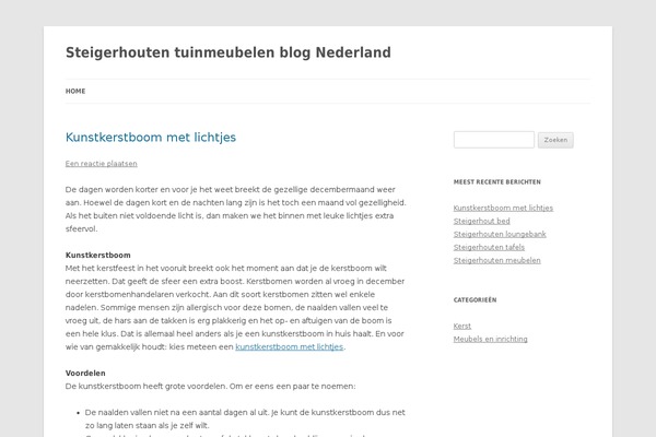 WordPress website example screenshot