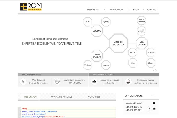 e-rom.ro site used E-rom