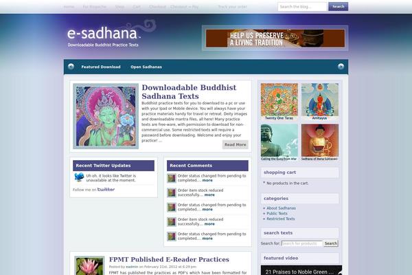 e-sadhana.org site used Simplista2.9