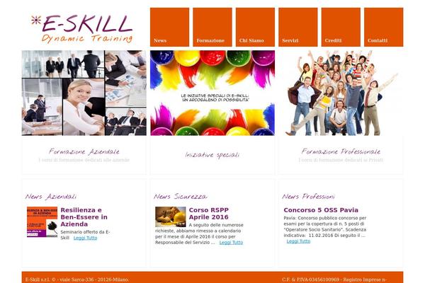 e-skill.it site used Avada