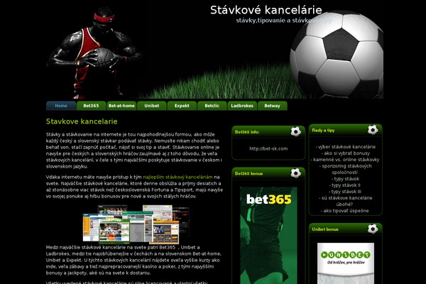 e-stavkovekancelarie.com site used Watch_football_soccer_theme