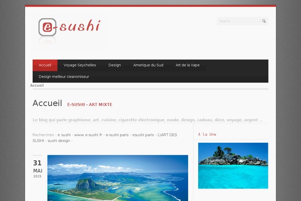 e-sushi.fr site used Esushi2018-child