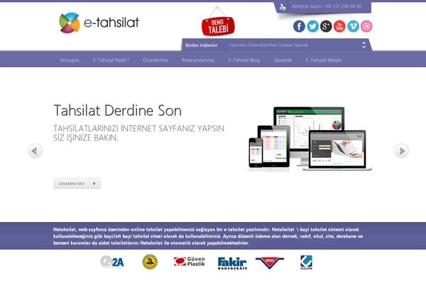 e-tahsilat.com.tr site used Finrota