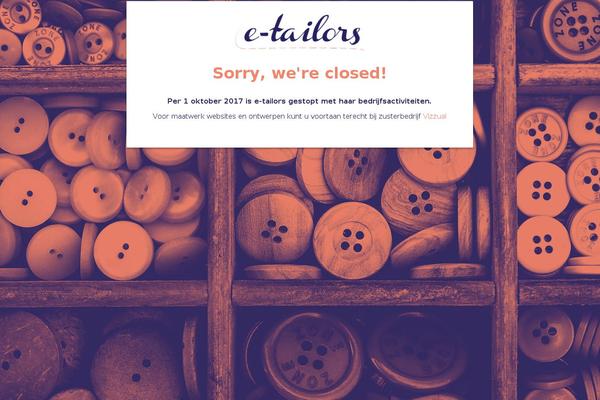 e-tailors.nl site used E-tailors
