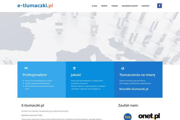 e-tlumaczki.pl site used Berry