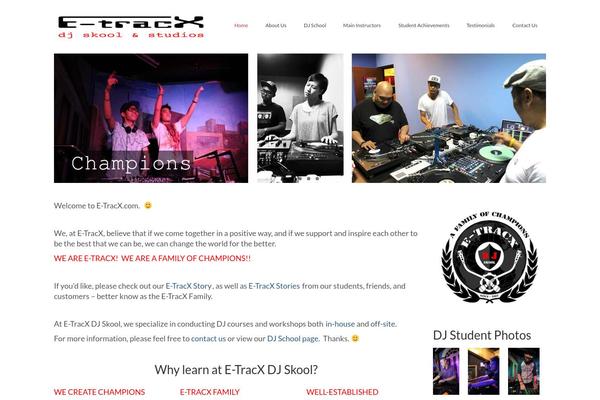WordPress website example screenshot