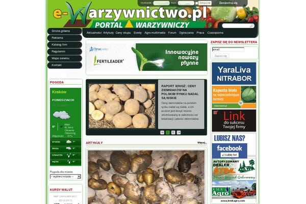 e-warzywnictwo.pl site used E-warzywnictwo
