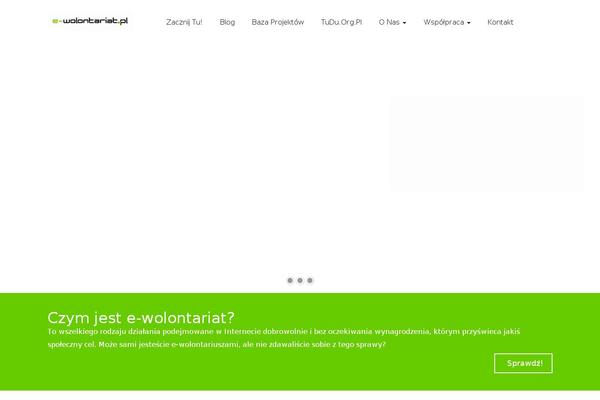e-wolontariat.pl site used Charityplus