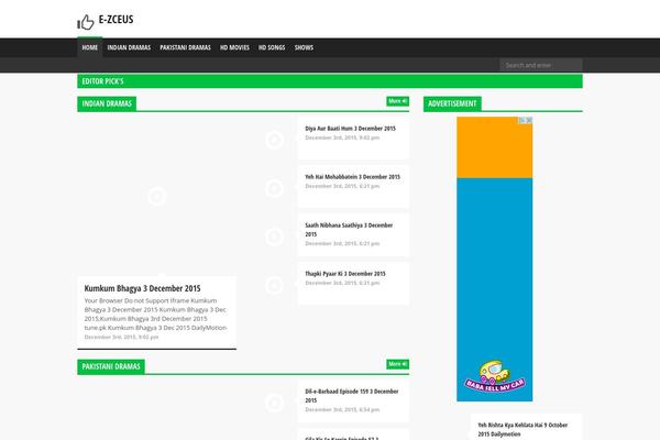 cinevids WordPress theme, websites list used cinevids theme cinevids theme websites examples