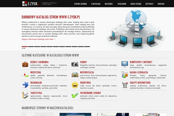 e-zysk.pl site used Ezysk
